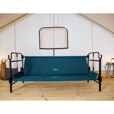 Disc-O-Bed Large Outdoor Convertible 2 Person Portable Camping Cots (Open Box) - VMInnovations