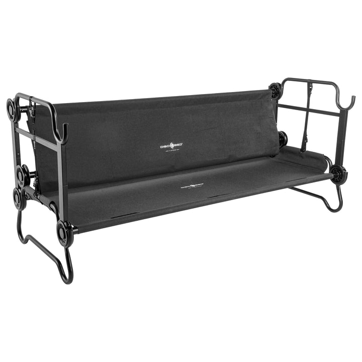 Disc-O-Bed LG Outdoor Convertible 2 Person Portable Camping Bunk Cots(Open Box)