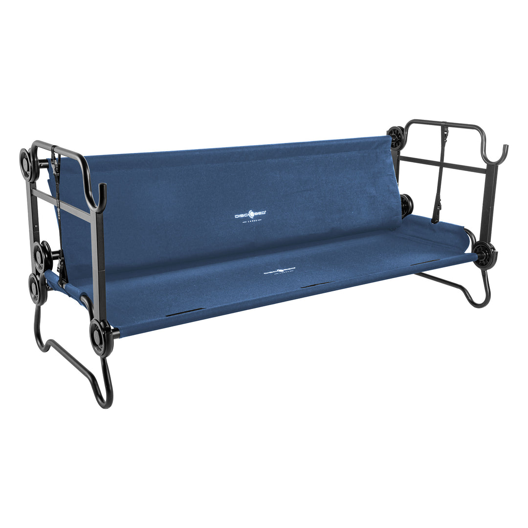 Disc-O-Bed Large Outdoor Convertible 2 Person Portable Camping Cots (Open Box)