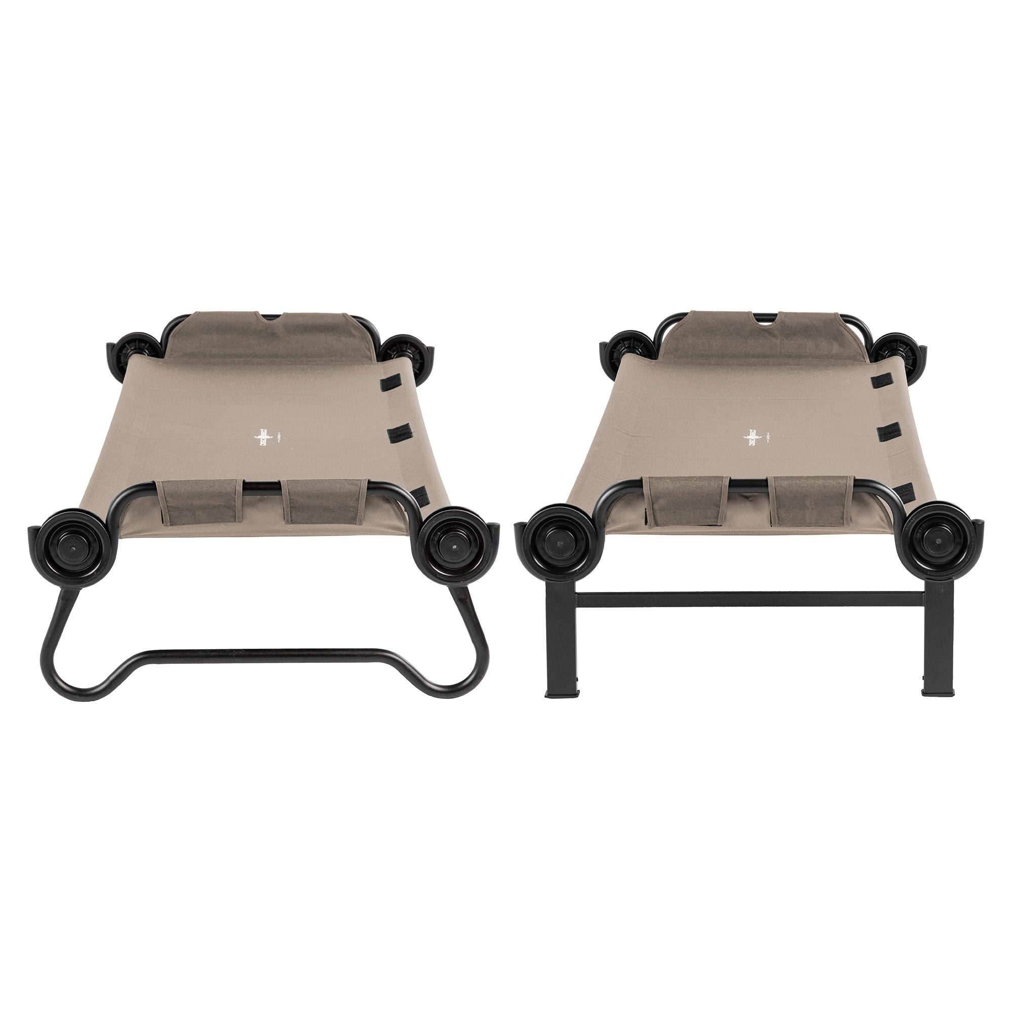 Disc-O-Bed Large Outdoor Convertible 2 Person Portable Camping Cots (Open Box) - VMInnovations