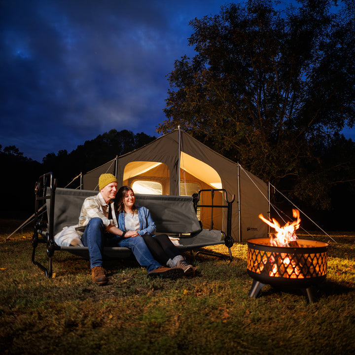 Disc-O-Bed Outdoor Convertible 2 Person Portable Camping Bunk Cots(For Parts) - VMInnovations