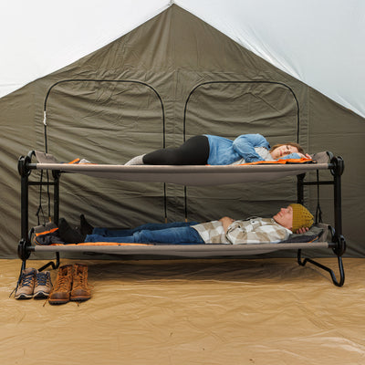 Disc-O-Bed Outdoor Convertible 2 Person Portable Camping Bunk Cots(For Parts)