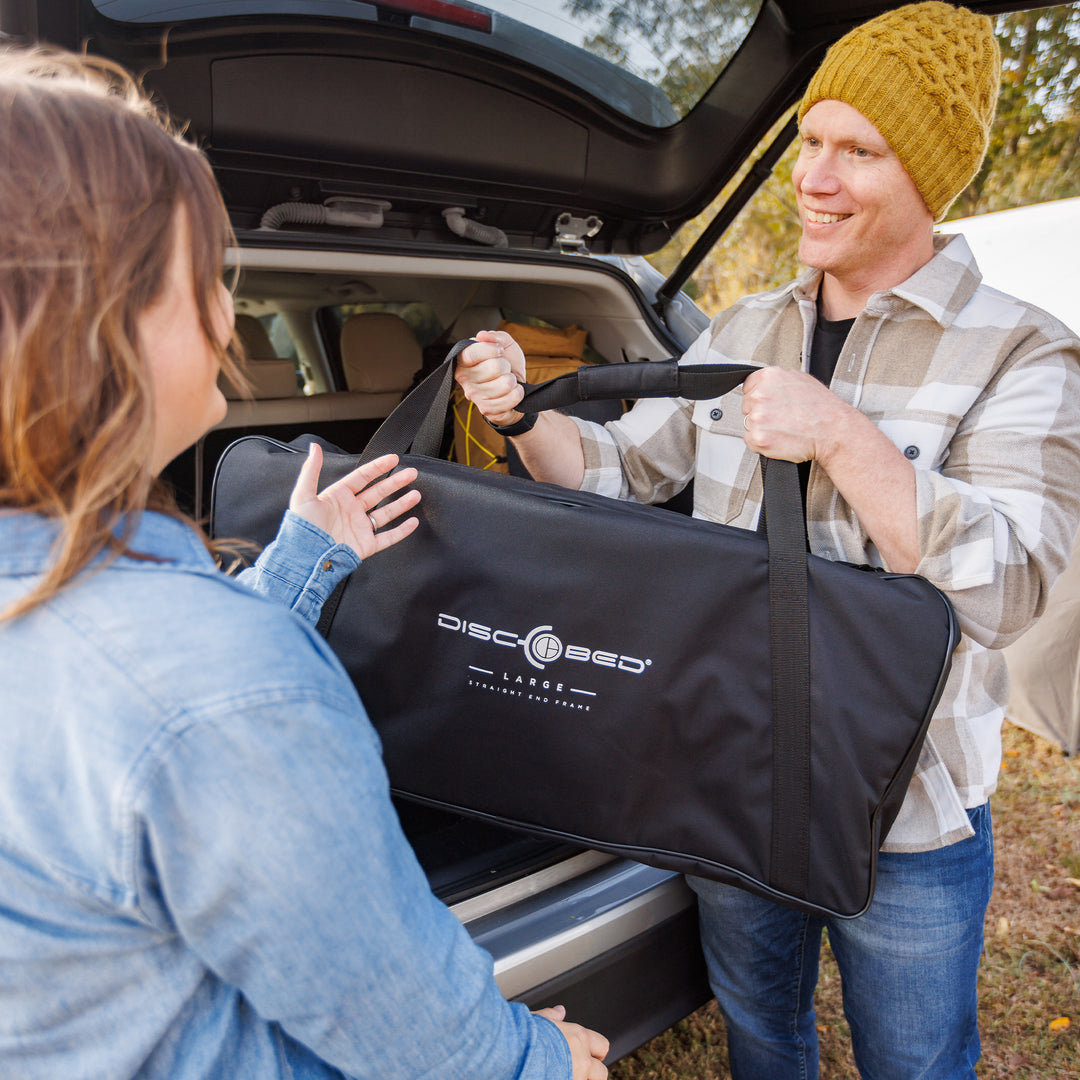 Disc-O-Bed Single Cot, Portable Sleep Solution for Tents & Cabins (Open Box) - VMInnovations