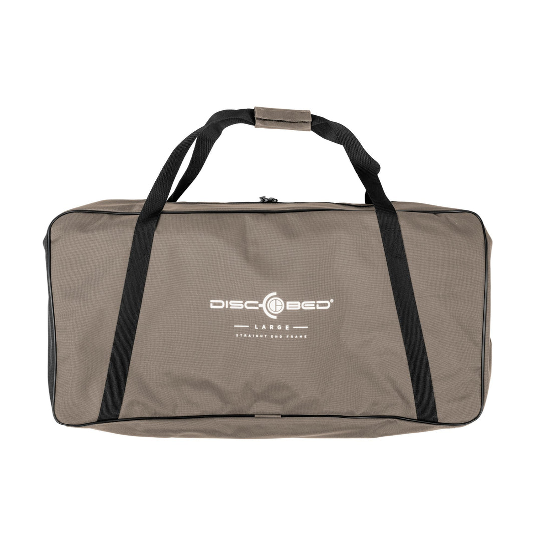 Disc-O-Bed Single Cot, Portable Sleep Solution for Tents & Cabins, Tan, Large - VMInnovations