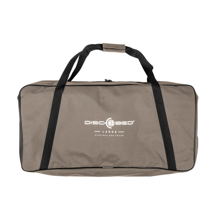 Disc-O-Bed Single Cot, Portable Sleep Solution for Tents & Cabins, Tan, Large - VMInnovations