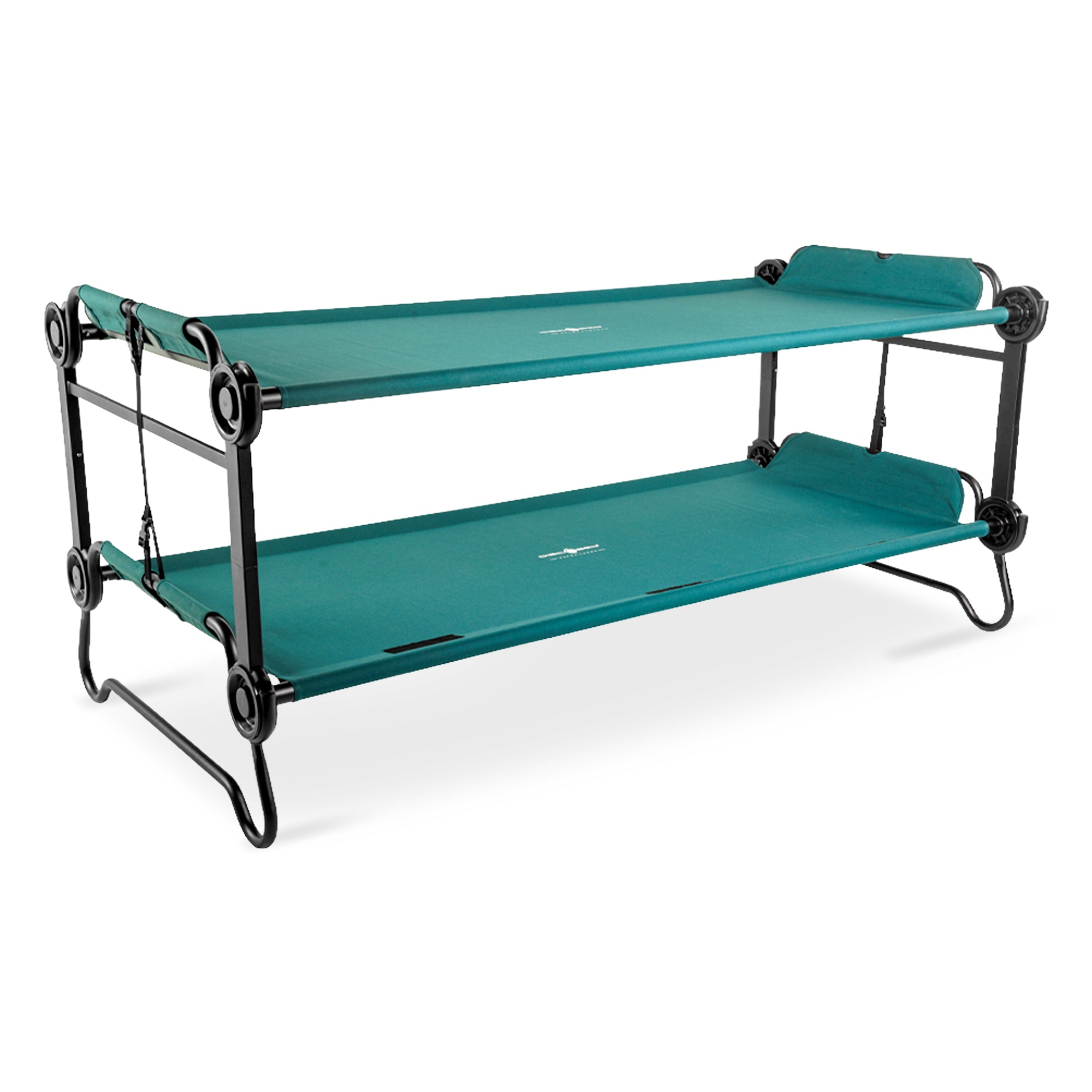 Disc-O-Bed Extra Large Outdoor Convertible 2 Person Camping Cots, (Open Box)