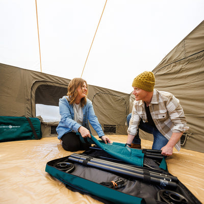 Disc-O-Bed Extra Large Outdoor Convertible 2 Person Camping Cots, (Open Box)