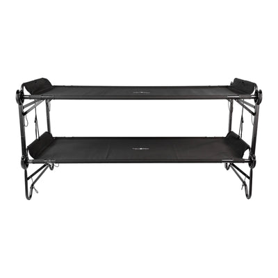 Disc-O-Bed 2XL Outdoor Convertible 2 Person Camping Bunking Cots(Open Box) - VMInnovations