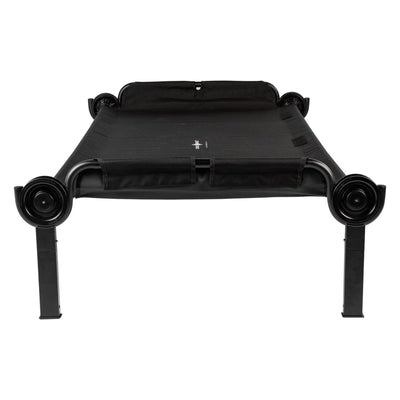 Disc-O-Bed Trundle Cot for XL or 2XL Bunk System with Zippered Carry Bag, Black - VMInnovations