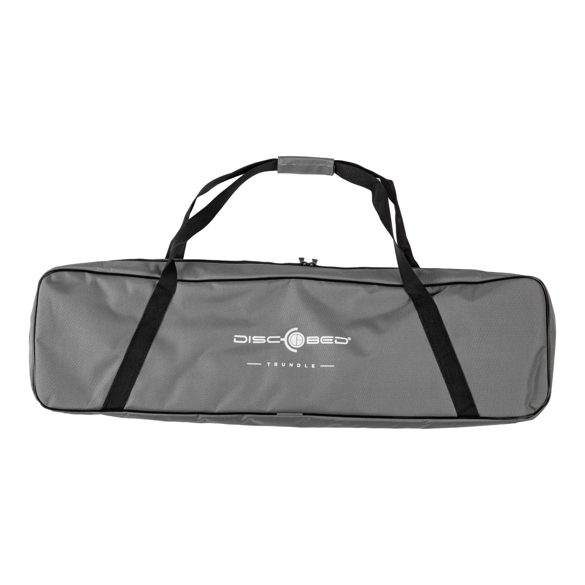 Disc-O-Bed Trundle Cot for XL or 2XL Bunk System with Zippered Carry Bag, Black - VMInnovations