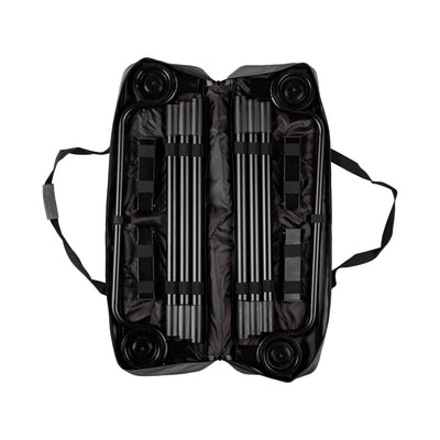 Disc-O-Bed Trundle Cot for XL or 2XL Bunk System with Zippered Carry Bag, Black - VMInnovations