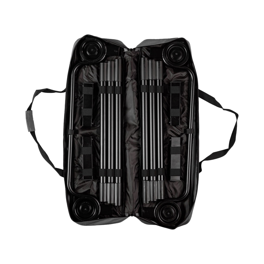 Disc-O-Bed Trundle Cot for XL or 2XL Bunk System w/ Carry Bag, Black (Open Box) - VMInnovations