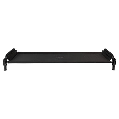 Disc-O-Bed Trundle Cot for XL or 2XL Bunk System w/ Carry Bag, Black (Open Box)