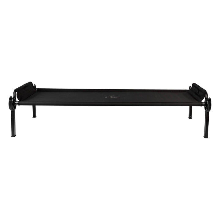 Disc-O-Bed Trundle Cot for XL or 2XL Bunk System w/ Carry Bag, Black (Open Box) - VMInnovations