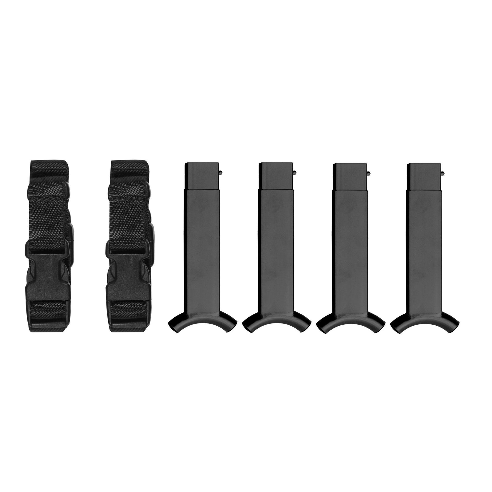 Disc-O-Bed Stack Adapter Kit for Disc-O-Bed 2XL Cot Systems to Bunk Beds, Black - VMInnovations