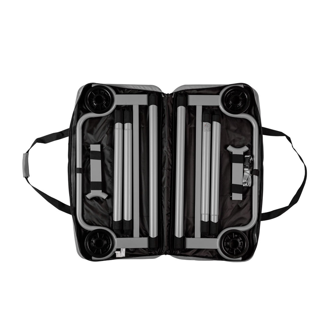 Disc-O-Bed Youth Single Cot Kid-O-Bed with Storage & Carry Bag, Teal (Open Box)