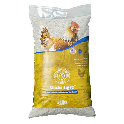 Premium Chicken Sand, Odor Eliminating Bedding for Coops, 50 Lb Bag, 120 Pack