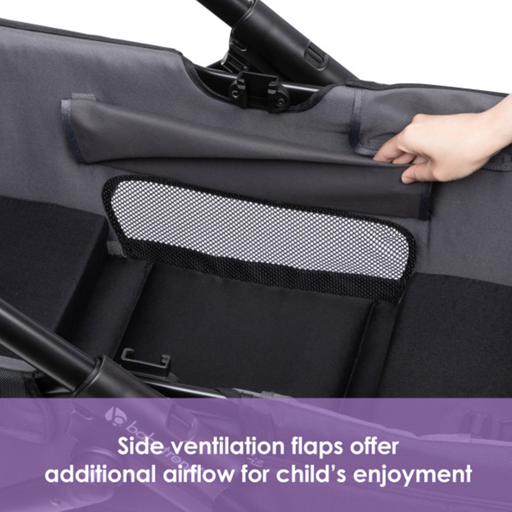 Baby Trend Stroller Wagon Seat2Mat Polyester Seat Insert Lie-Down Mat, Black (Open Box)
