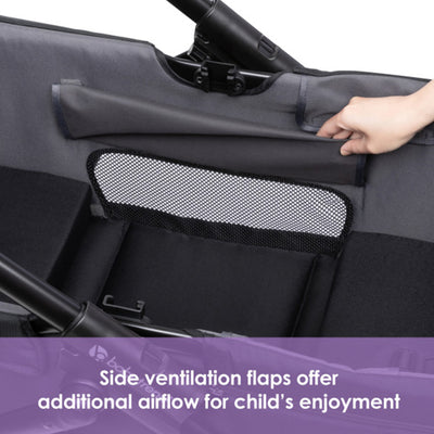 Baby Trend Stroller Wagon Seat2Mat Polyester Seat Insert Lie-Down Mat, Black (Open Box)