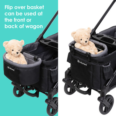 Baby Trend Stroller Wagon Seat2Mat Polyester Seat Insert Lie-Down Mat, Black (Open Box)