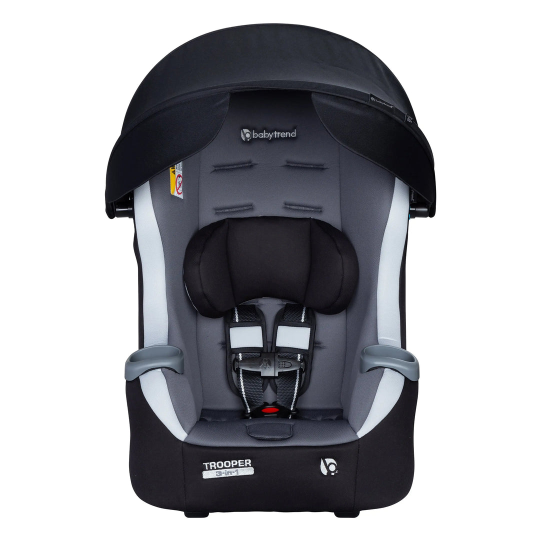 Baby Trend Trooper Plus 3-in-1 Convertible Car Seat with Canopy, Dash Twilight