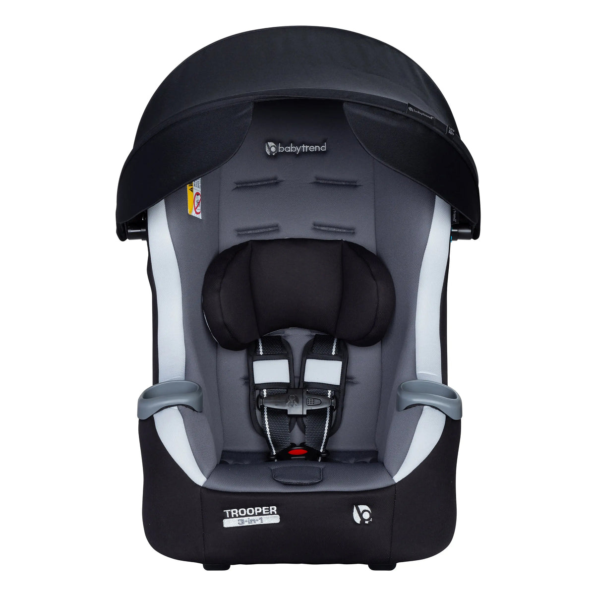 Baby Trend Trooper Plus 3-in-1 Convertible Car Seat with Canopy, Dash Twilight (Open Box)