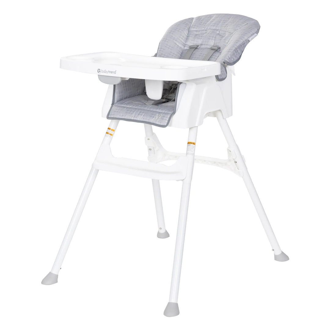 Baby Trend Adapt 4-in-1 Convertible High Chair Booster Seat, Grey (Open Box)