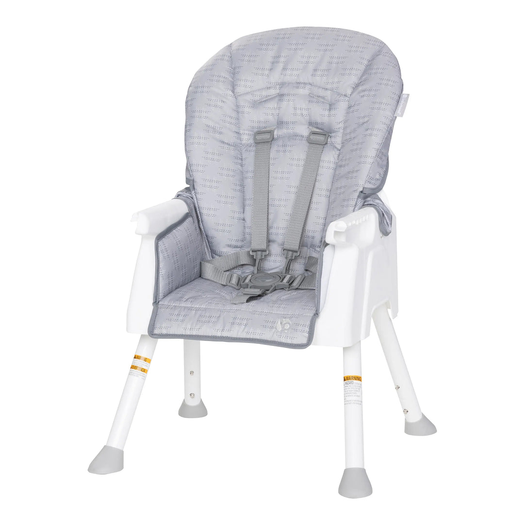 Baby Trend Adapt 4-in-1 Convertible High Chair Toddler Booster Seat, Retro Grey