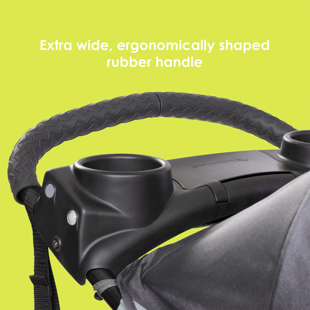 Baby Trend Zero Flat Jogger Stroller w/Canopy & LED Lights, Grey (Used)