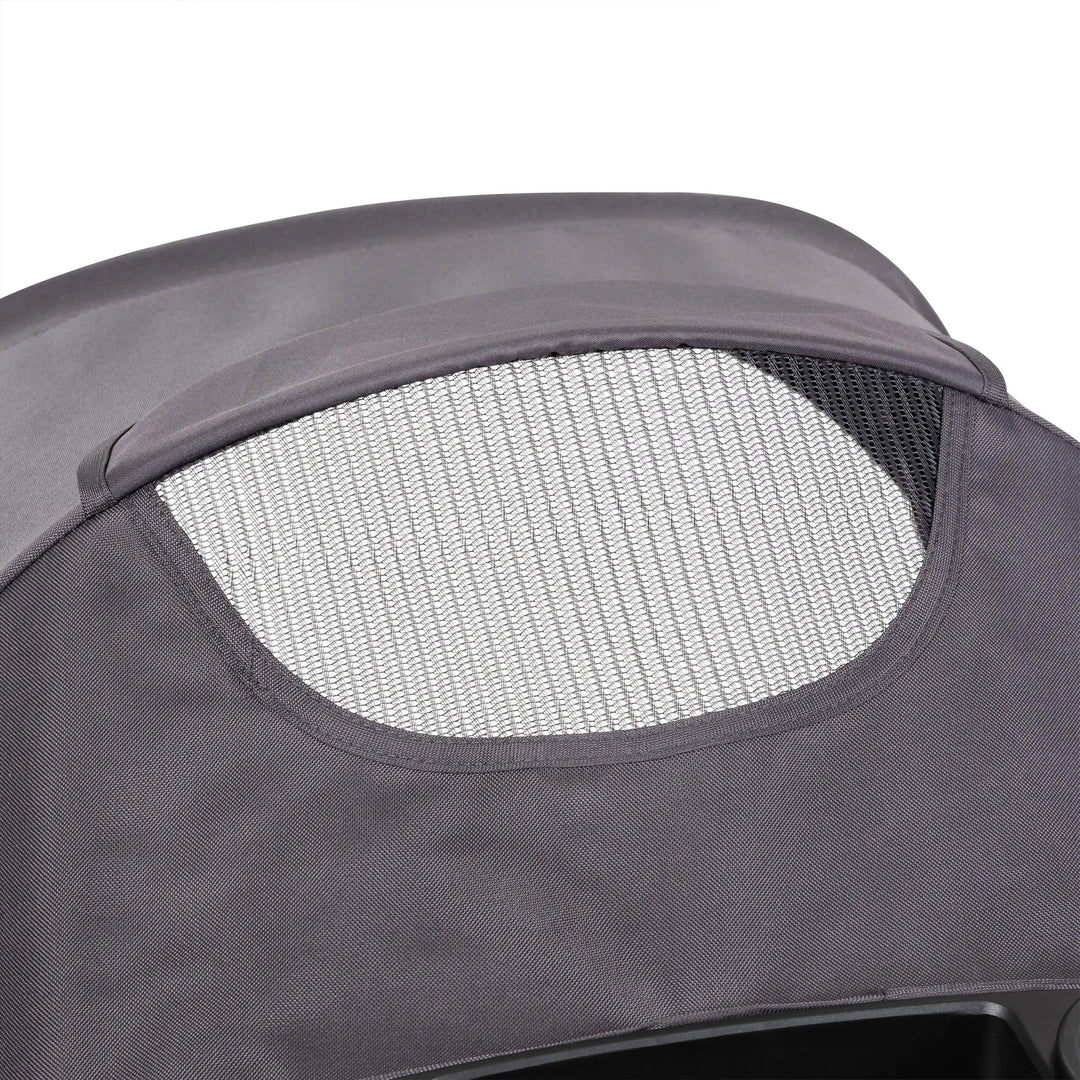 Baby Trend Sonar Seasons Single Stroller w/ Padded Seat & Canopy Grey Open Box)