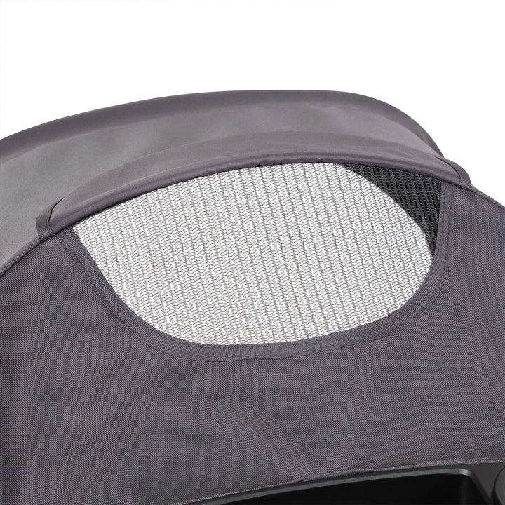 Baby Trend Sonar Seasons Single Stroller w/ Padded Seat & Canopy Grey Open Box)