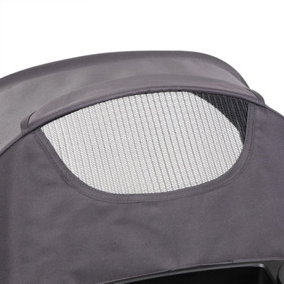 Baby Trend Sonar Seasons Single Stroller with Padded Seat & Canopy, Liberty Grey - VMInnovations