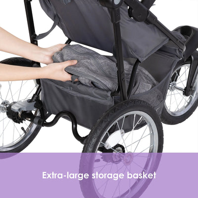 Baby Trend Travel System, Stroller and Car Seat Combo, Journey Jogger, Grey - VMInnovations