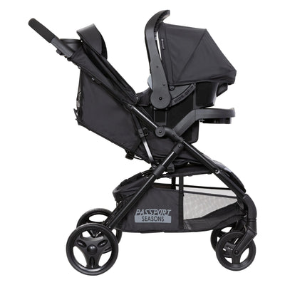Baby Trend Passport Seasons Travel Stroller with EZ-Lift Infant Car Seat, Black - VMInnovations