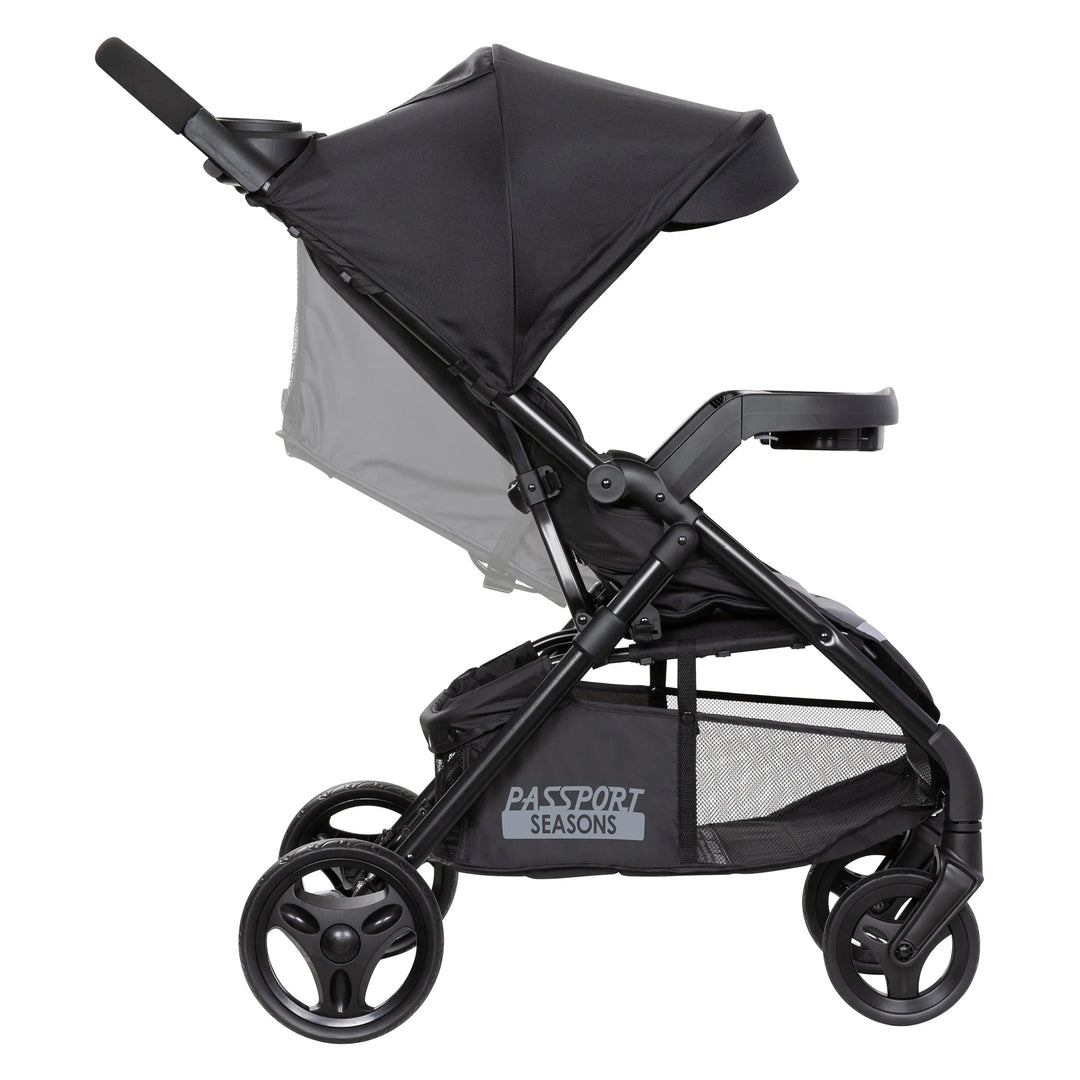 Baby Trend Passport Seasons Travel Stroller with EZ-Lift Infant Car Seat, Black