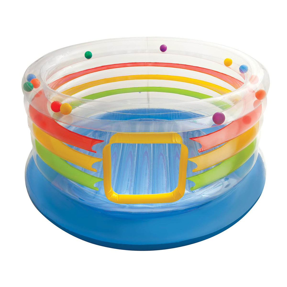 Intex Inflatable Kids Jump-O-Lene Ring & Jump-O-Lene Castle Bouncer Ball Pit