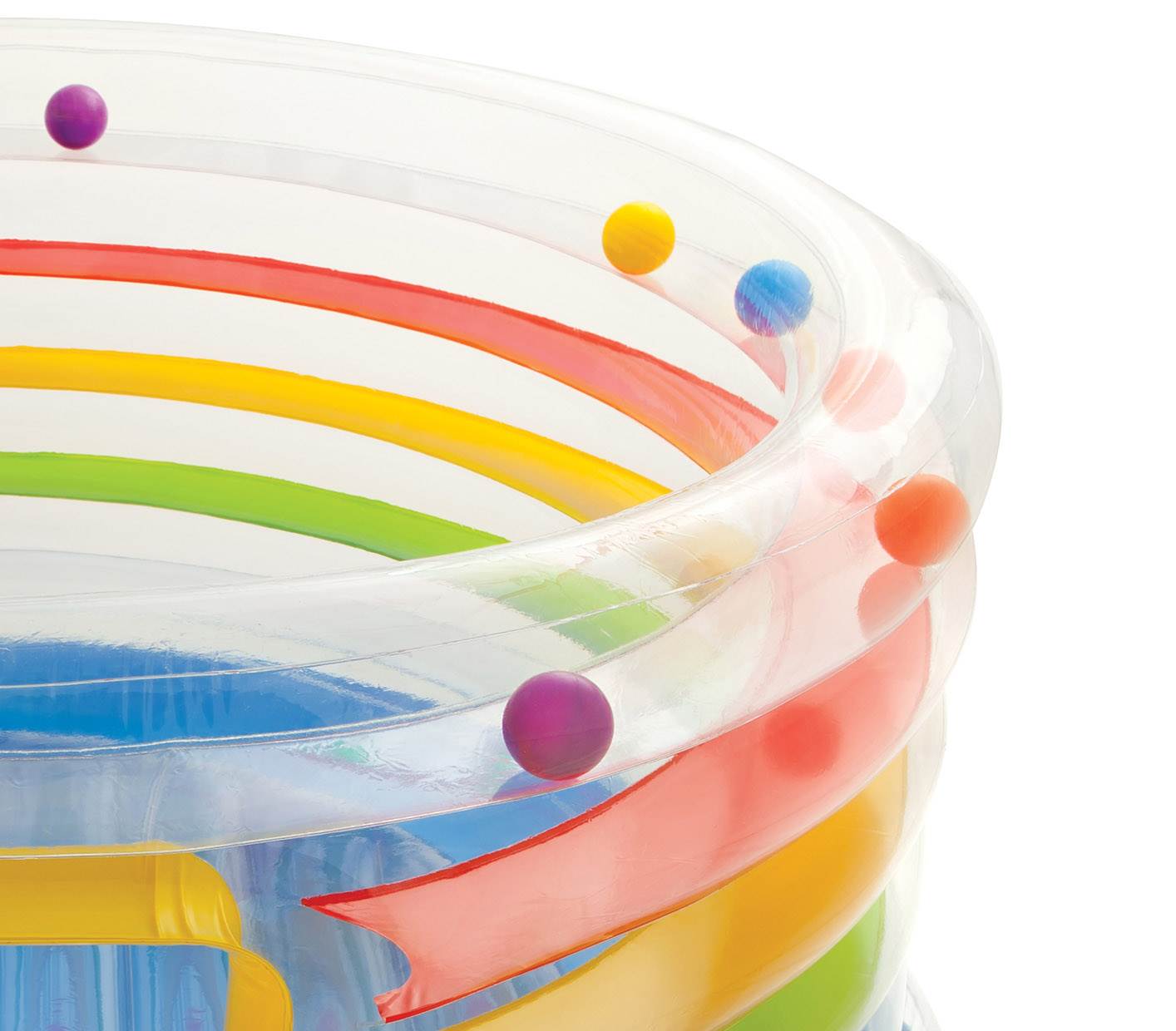 INTEX Inflatable Jump-O-Lene Transparent Ring Bounce Kids Bouncer (Open Box)
