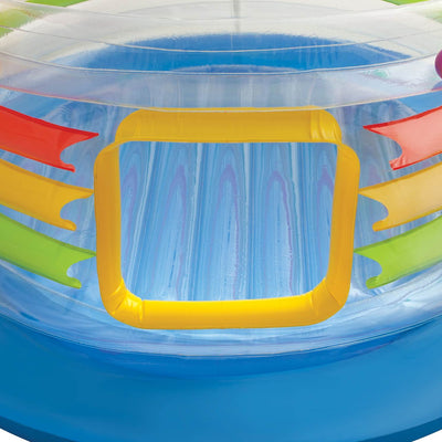 INTEX Inflatable Jump-O-Lene Transparent Ring Bounce Kids Bouncer (Open Box)