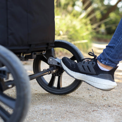 Baby Trend Navigator 2-in-1 Foldable Stroller Wagon with Dual Canopy, Dash Blue - VMInnovations