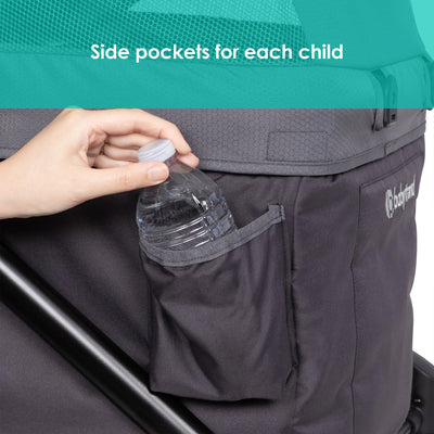 Baby Trend Navigator PLUS 2-in-1 Foldable Stroller Wagon with Canopy, Dash Plum - VMInnovations