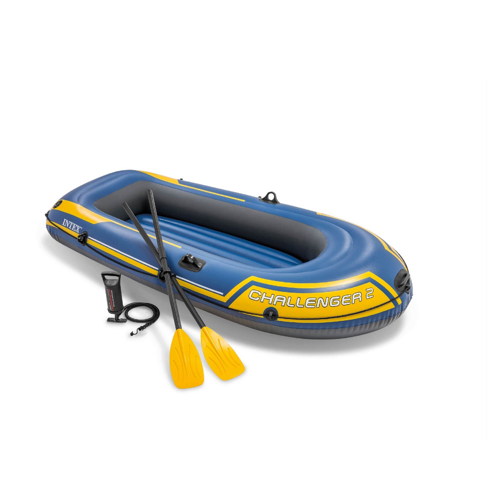 Intex Challenger 2 Inflatable Boat Set With Pump And Oars (Used) - VMInnovations