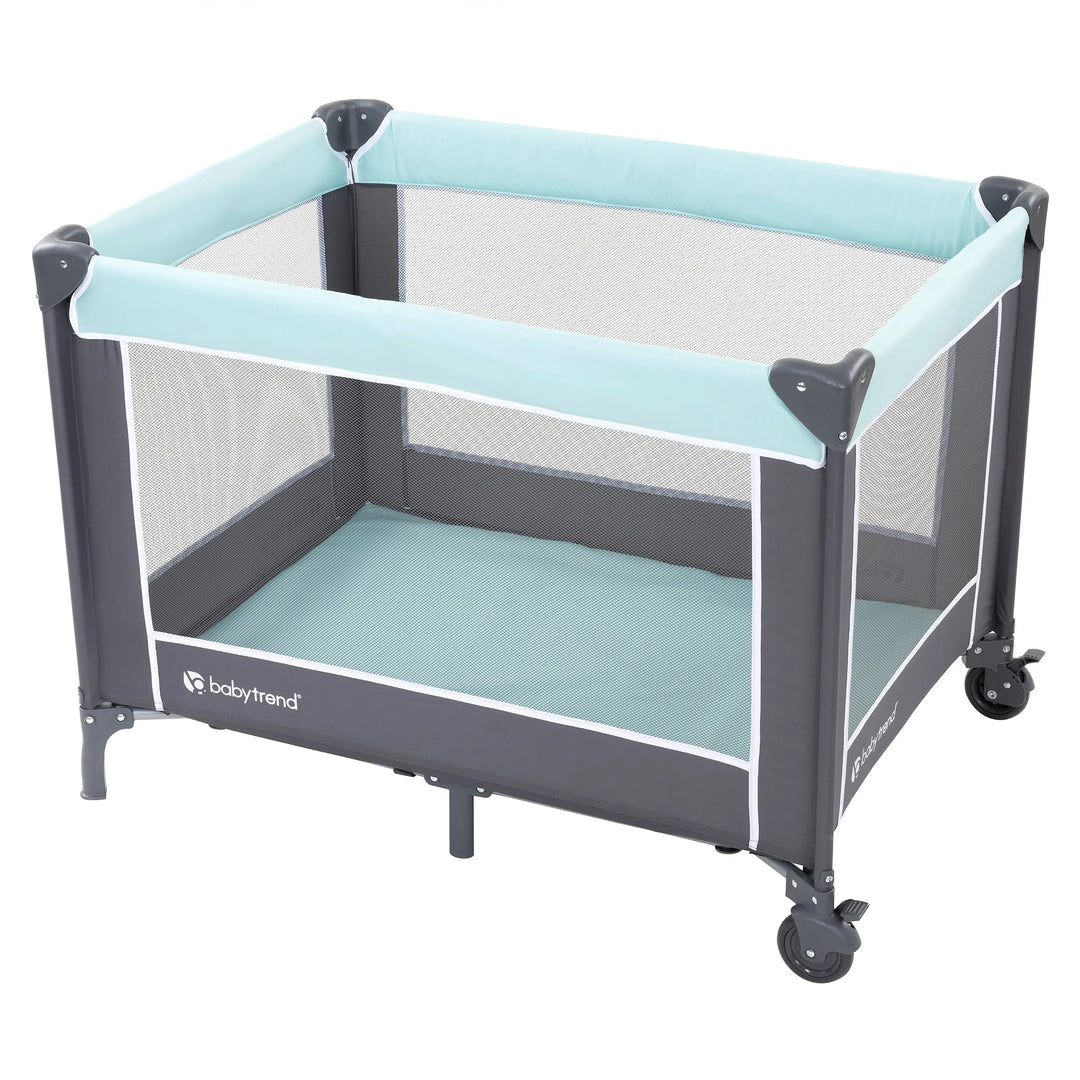 Baby Trend Portable Playard with Bassinet and Travel Bag, Nursery Center, Blue