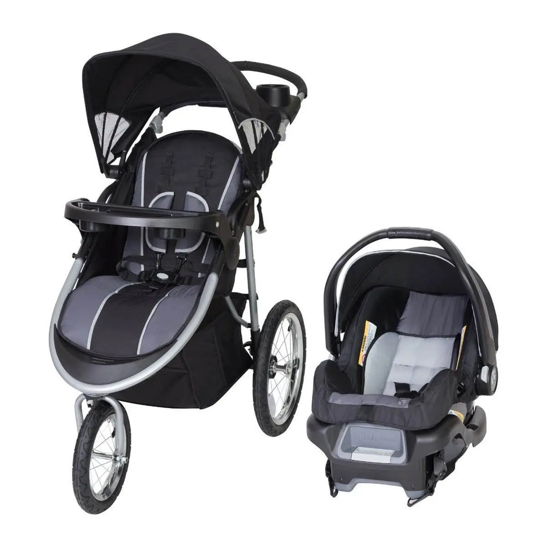 Baby Trend Travel System, Stroller and Car Seat Combo, Pathway 35 Jogger, Grey