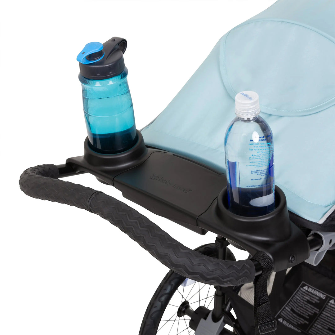 Baby Trend XCEL-R8 Compact Jogger Stroller w/ Reclining Seat, Desert Blue (Used)