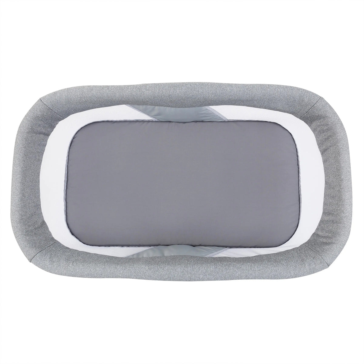 Baby Trend Quick-Fold 2-in-1 Rocking Bassinet, Portable Sleeper, Gray (Open Box) - VMInnovations