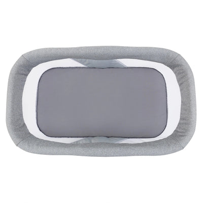 Baby Trend Quick-Fold 2-in-1 Rocking Bassinet, Portable Sleeper, Gray (Open Box) - VMInnovations