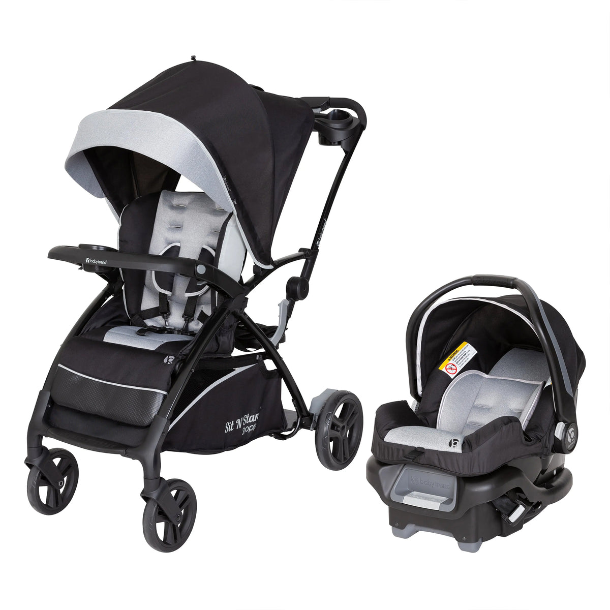 Baby Trend Sit N' Stand 5-in-1 Stroller with Ally 35 Infant Car Seat (Open Box)