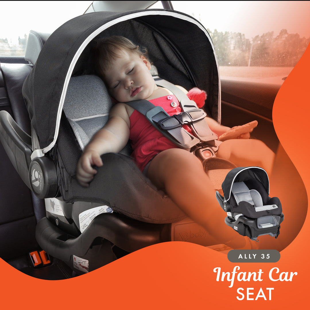 Baby Trend Sit N' Stand 5-in-1 Stroller with Ally 35 Infant Car Seat (Open Box)