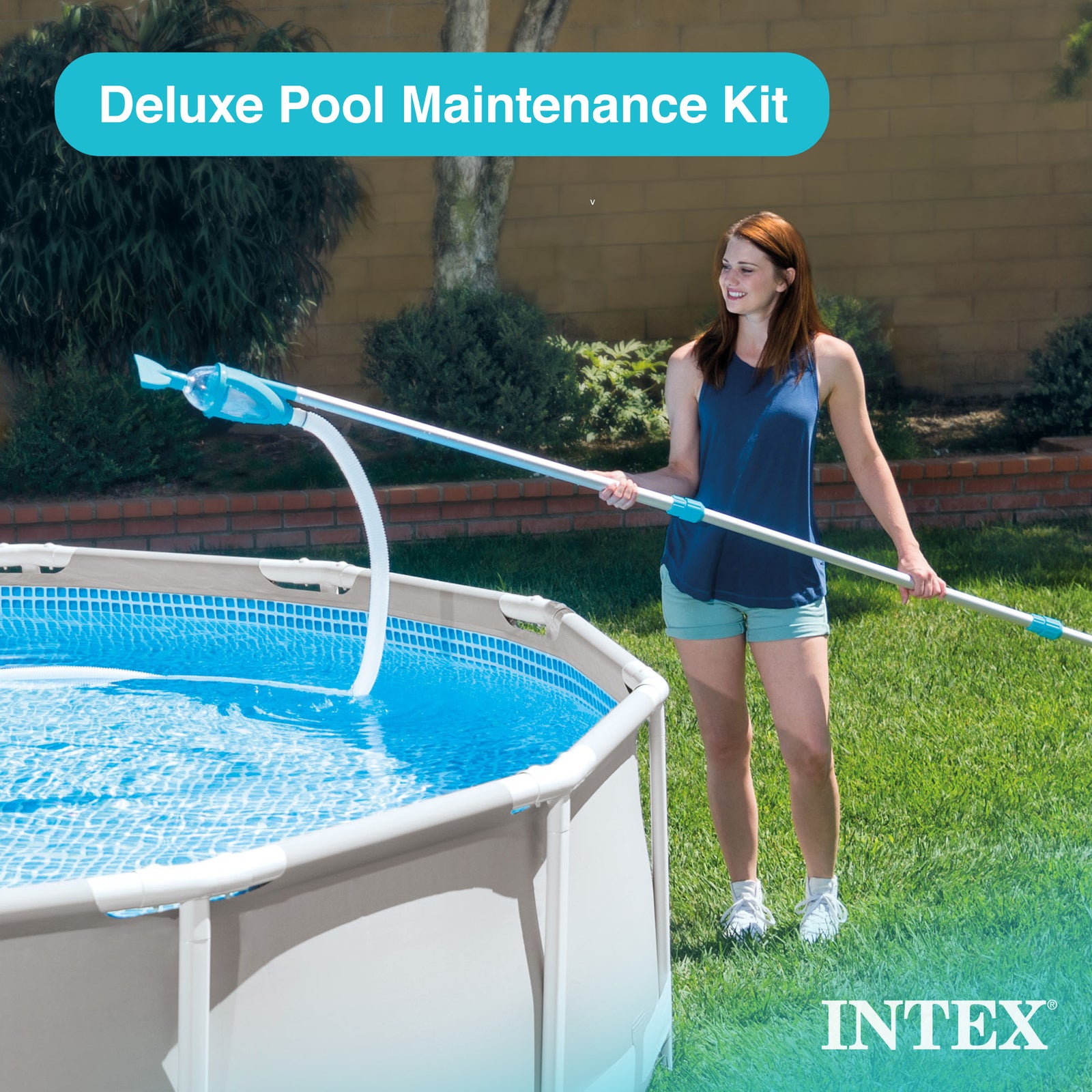 Intex Deluxe Cleaning Maintenance Pool Kit with Vacuum | 28003E (Used) (3 Pack) - VMInnovations