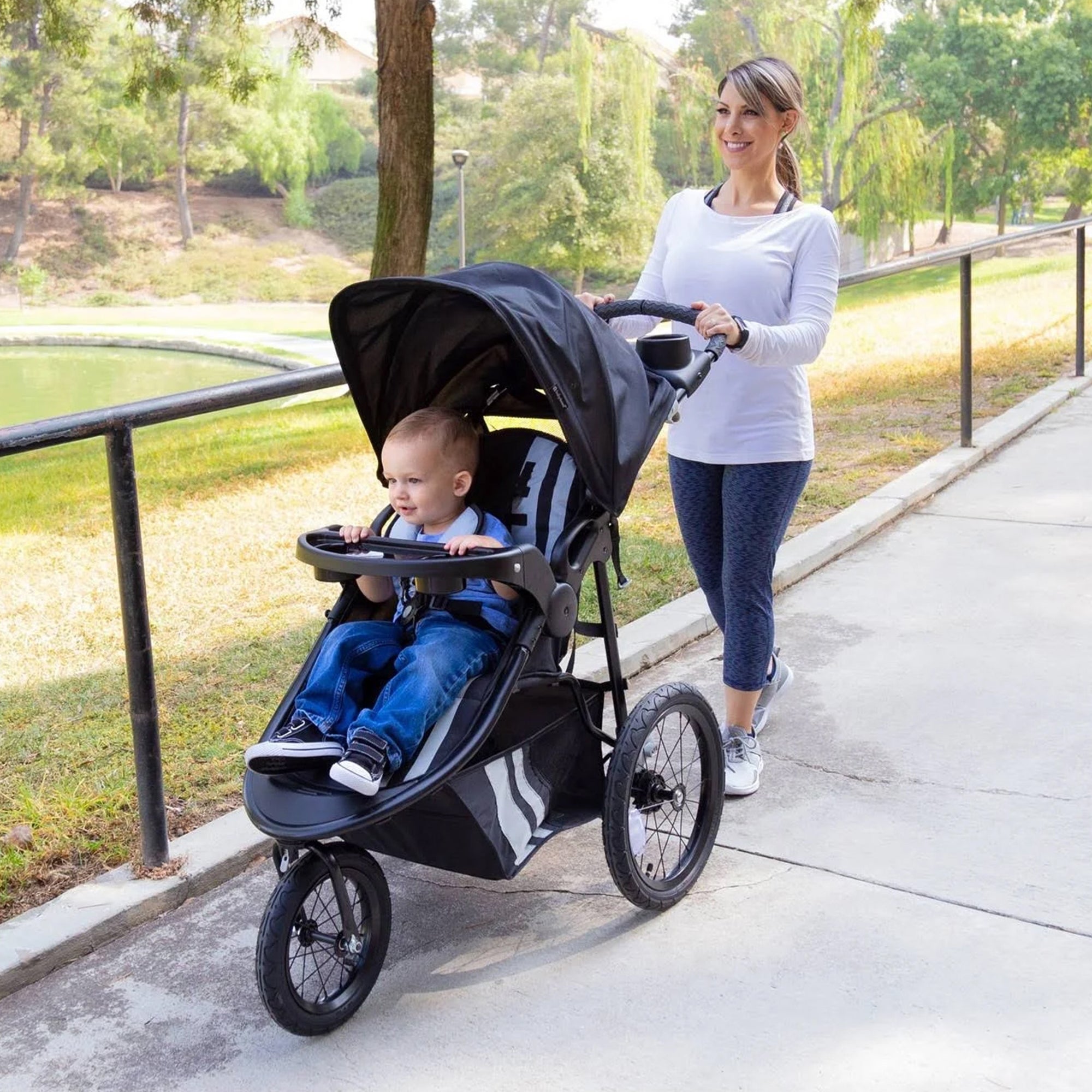 Baby Trend Cityscape Jogger Travel Stroller and Car Seat, Sparrow (Open Box) - VMInnovations